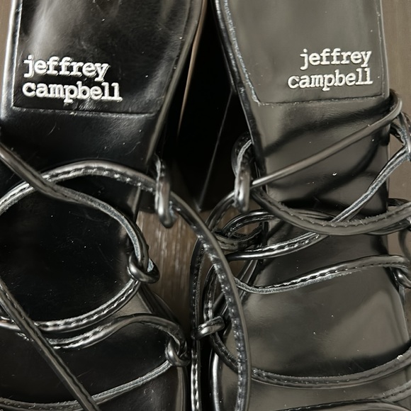 Jeffrey Campbell Lace Up Platforms - Picture 9 of 9